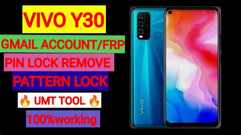 Vivo Y30 Pattern Lock Pin Frp All Lock Done UMT TOOL New