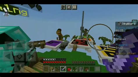 Jugando Skywars En Cubecraft Reventando Minecraft M Vil Youtube