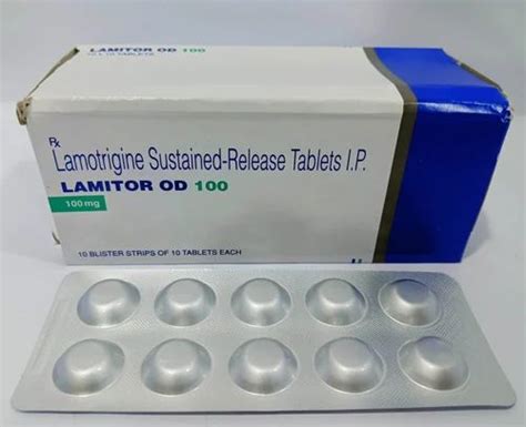 Epilepsy Medicine Lamotrigine 100 Mg Tablet 100 Export Oriented Unit From Nagpur