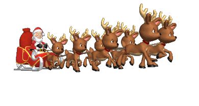 Santa Claus With Reindeer Clip Art Library