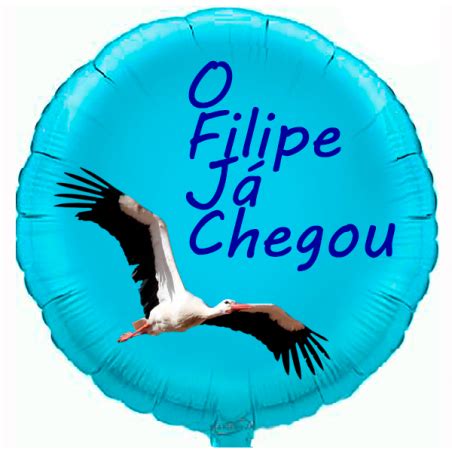 Balão Foil Redondo Azul Claro Personalizado em 2 Lados Enchimento Vazio