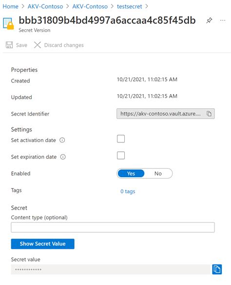 Create A Secret In Azure Key Vault