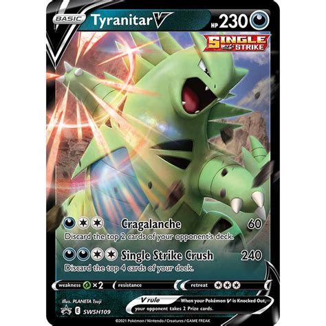 Tyranitar V Pokemon Card - Printable Cards