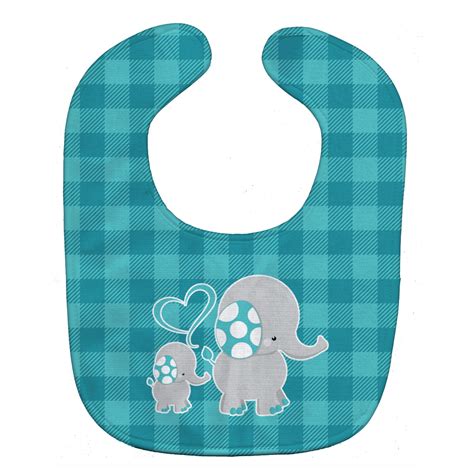 Carolines Treasures Bb6834bib Mommy And Baby Elephant Baby Bib Walmart