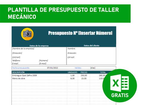 Total Imagen Modelo De Presupuesto De Taller Mecanico Abzlocal Mx