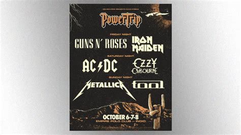 Metalchella Confirmed Ozzy Metallica AC DC More Playing Power Trip