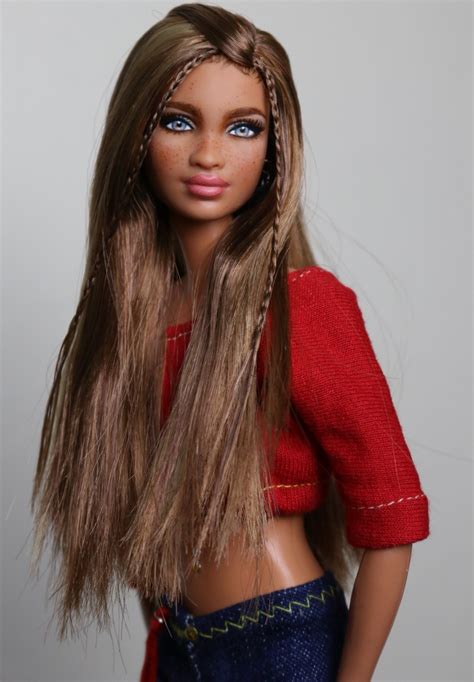 Noni Customized Hybrid Biracial Ooak Barbie Doll Repaint With Mbili