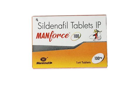 Manforce 100 Mg Sildenafil Tablet At Rs 256 Box Sildenafil Tablets In