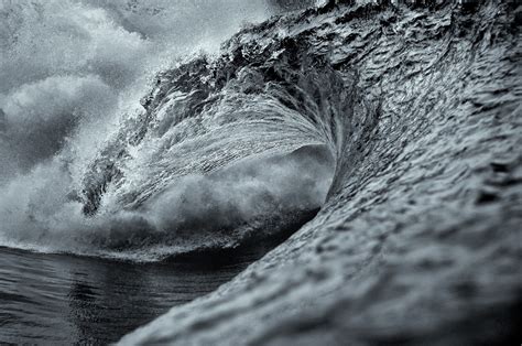 Black And White Art Wave Ireland George Karbus Photography