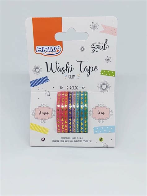 Washi Tape Slim Hot BRW