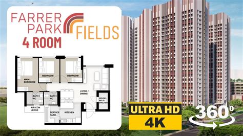 Farrer Park Fields 4 Room Virtual Tour 2023 Feb Kallang Whampoa BTO