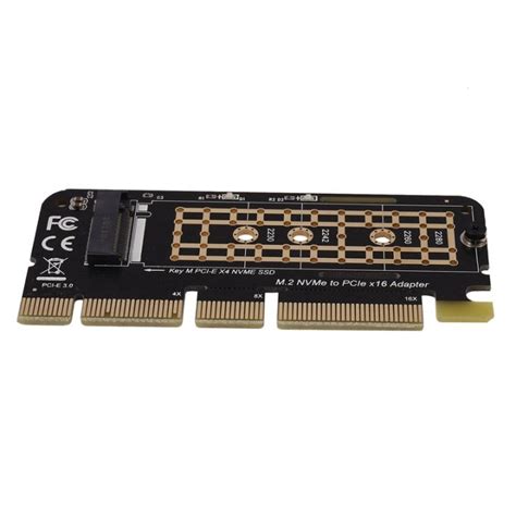 M.2 NVMe SSD To PCI-E X16 Converter Card NGFF M-Key M.2 PCIe PCI ...