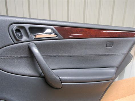 2001 2002 2003 2004 2005 Mercedes Benz C230 C240 Black Door Panels Complete Set Ebay