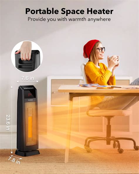 Givebest Space Heater Fast Heating Portable Electric Heater With