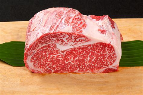 Japanese Wagyu Rib Eye 3kg Joint A5 Bms 10 12 Porterford Butchers