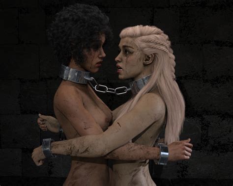 Rule 34 Afro Blonde Hair Bound Captives Captured Cartoon Male Gaze