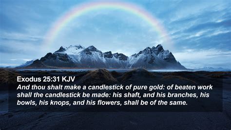 Exodus 25:31 KJV Desktop Wallpaper - And thou shalt make a candlestick ...