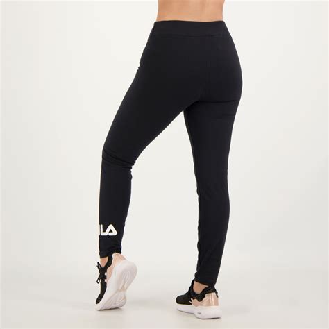 Legging Fila Letter Mid Preta Futfanatics