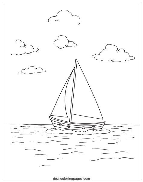 boat coloring pages 7