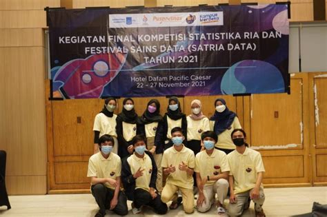 Its Naik Peringkat Ii Juara Umum Kompetisi Statistika Dan Sains Data