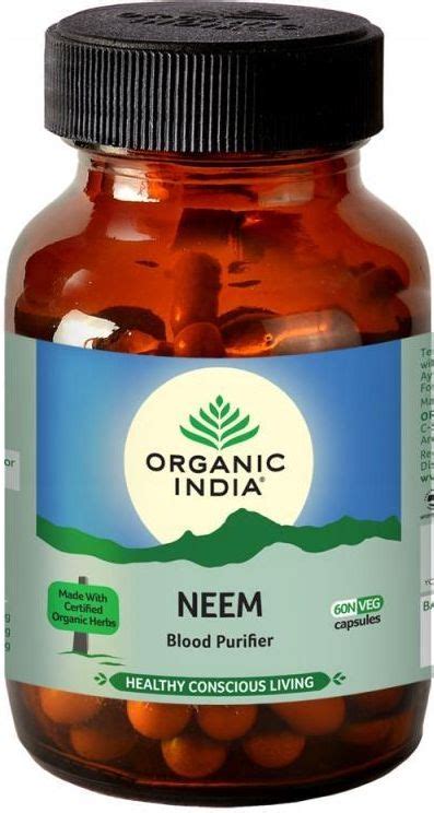 Organic India Neem Oczyszczanie Krwi 60kaps Opinie I Ceny Na Ceneo Pl