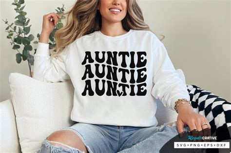 Auntie Svg Design Graphic By Regulrcrative Creative Fabrica