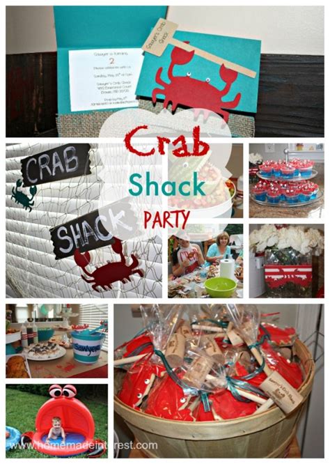 Crab Shack Birthday Party Home Made Interest