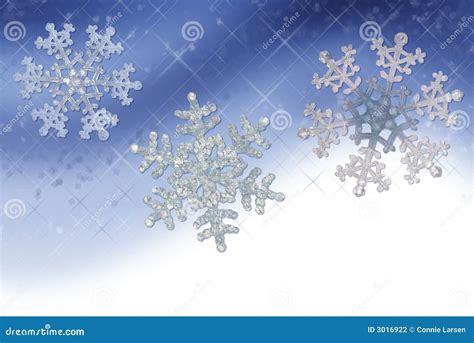 Blue Snowflake Border Stock Illustration Illustration Of Border 3016922