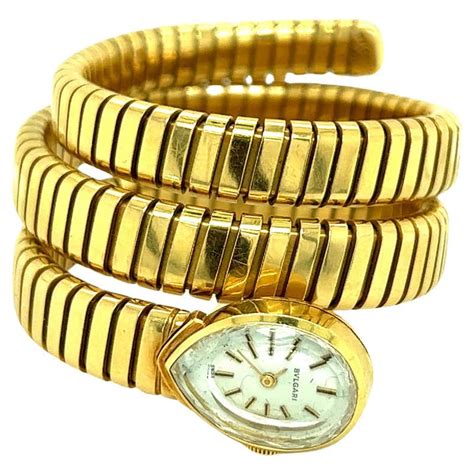 Bvlgari Serpenti Jewelry White Gold Diamonds Watch For Sale at 1stDibs