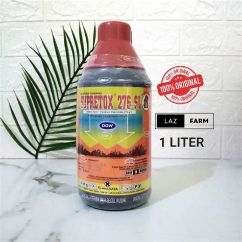 Jual Herbisida Supretox Sl Liter Shopee Indonesia