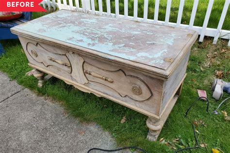 Vintage Cedar Chest Redo Painted Cedar Chest Idea Apartment Therapy