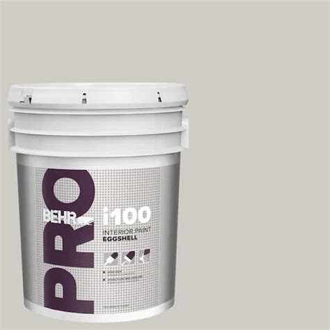 Behr Pro Gal Ppu Chic Gray Eggshell Interior Paint Pr