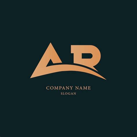 Premium Vector Initial Letter Ar With Logo Design Vector Image