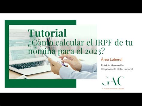 Descubre cómo funciona el IRPF en tu nómina paso a paso Todo lo que