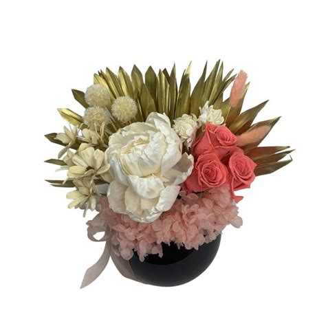 Lydia Preserved Flower Vase Fav Florist Singapore