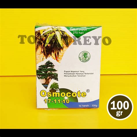 Jual Pupuk Osmocote Gram Kemasan Pabrik Dekastar Daun