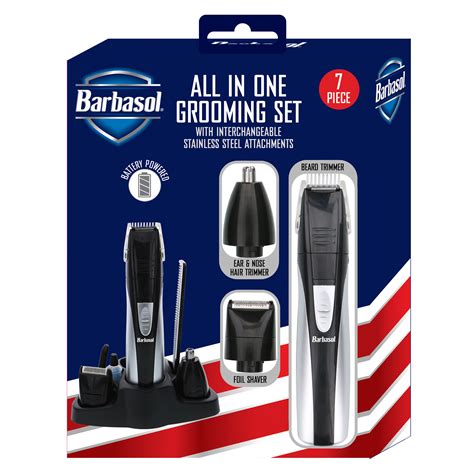 7 Piece All In 1 Grooming Set Barbasol