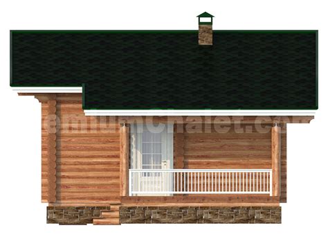 Проект бани из бревна ММ-5 | габариты 6,5×11,5 | площадь 68,4 м²