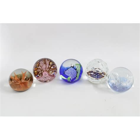 Caithness Glass Paperweights Limited Editions To Include Desert Orchid Coral Artic Orchid Ocean