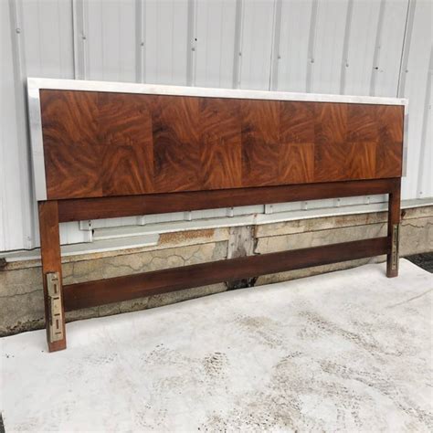 Mid-Century Modern King Size Headboard | Chairish