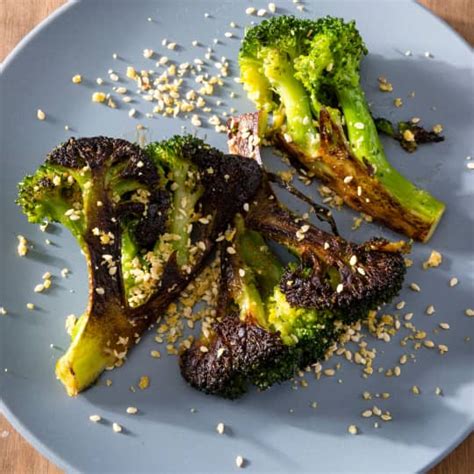 Skillet Roasted Broccoli With Sesame And Orange Topping Cooks