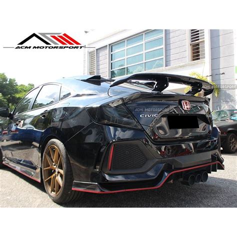 𝙍𝙀𝘼𝘿𝙔 𝙎𝙏𝙊𝘾𝙆 Honda Civic FC spoiler Varis 2 gt wing Shopee Malaysia