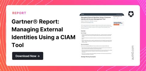 Auth0 Gartner Report Managing External Identities Using A