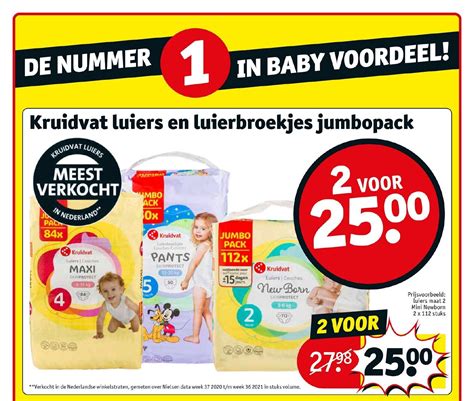 Luiers En Luierbroekjes Jumbopack X Stuks Aanbieding Bij Kruidvat