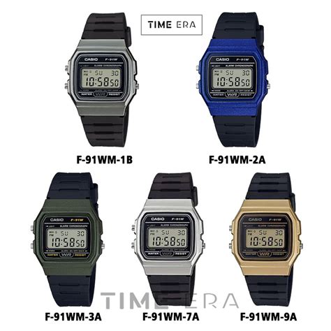 Jual Casio Original F 91WM 7A F91WM 9A 1B 2A 3A Jam Tangan Unisex