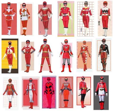 Female Red Power Rangers Songokukakarot New Power Rangers Pink