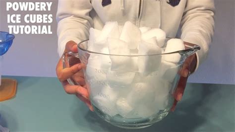 Asmr Powdery Ice Cubes Tutorial Youtube