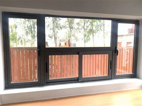 Aluminium Powder Coating ALUPURE Sliding Window System At Rs 1250 Sq Ft