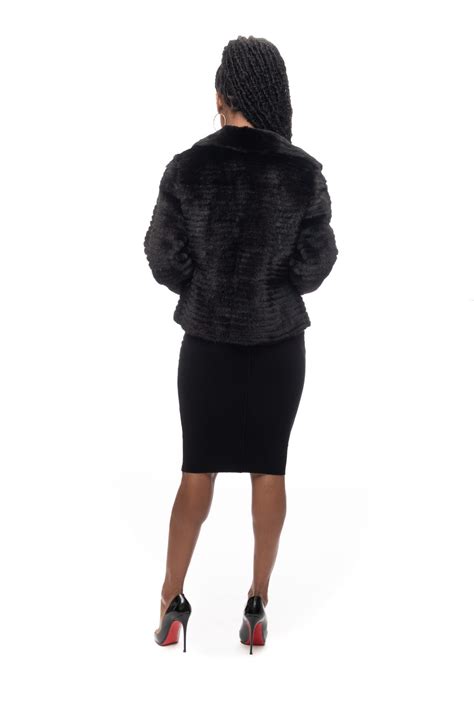 Mink Corded Jacket Sakowitz Furs