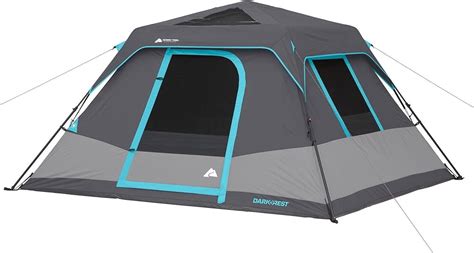 Ozark Trail 10 X 6 Person Instant Dark Rest Cabin Tent